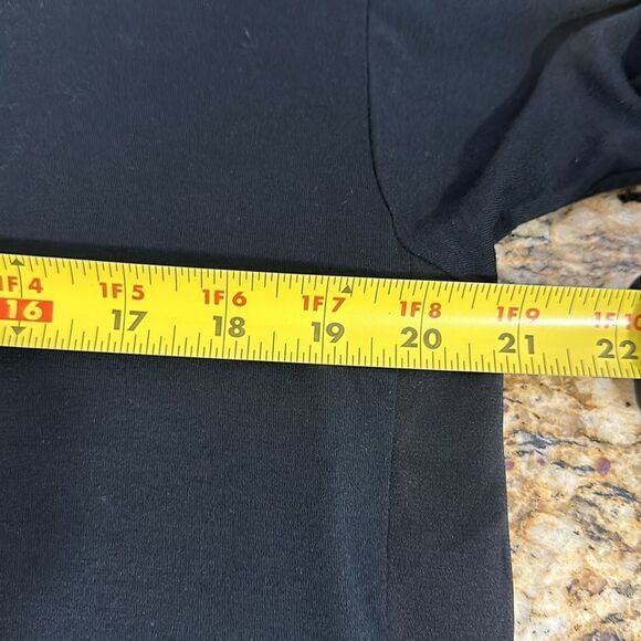 T Tahari Mixed Media Long Sleeve Round Neck Blouse Top Size S - Picture 7 of 8